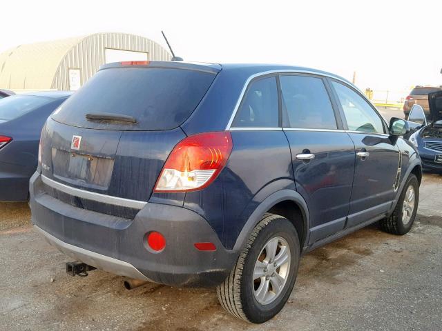 3GSCL33P58S643449 - 2008 SATURN VUE XE BLUE photo 4