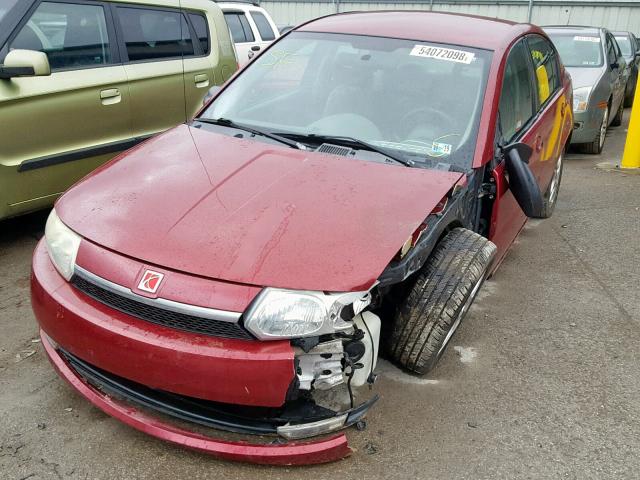 1G8AL52F44Z189144 - 2004 SATURN ION LEVEL MAROON photo 2