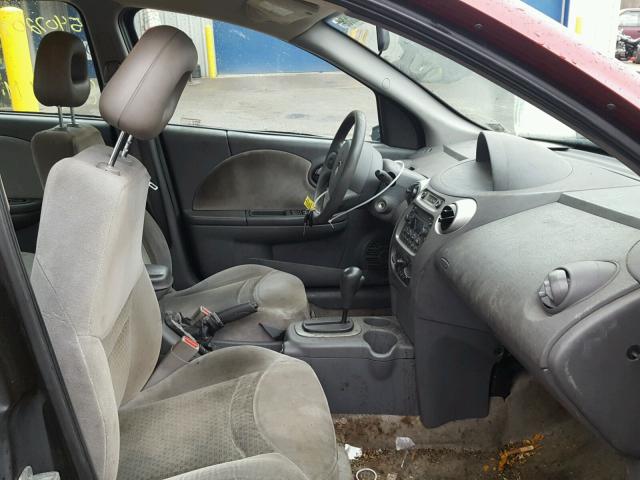 1G8AL52F44Z189144 - 2004 SATURN ION LEVEL MAROON photo 5