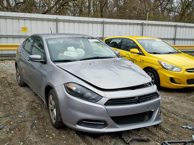 1C3CDFBB8FD146204 - 2015 DODGE DART SXT SILVER photo 1