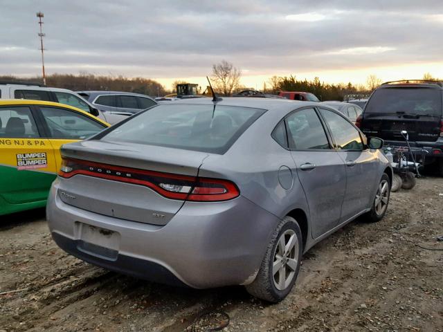 1C3CDFBB8FD146204 - 2015 DODGE DART SXT SILVER photo 4