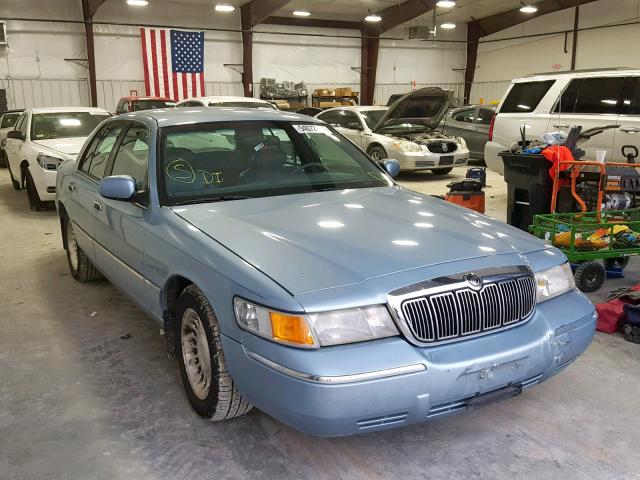 2MEFM75W5XX635035 - 1999 MERCURY GRAND MARQ BLUE photo 1