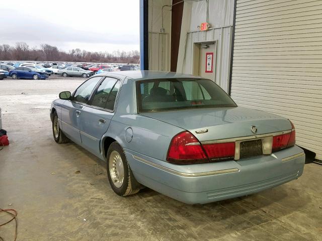 2MEFM75W5XX635035 - 1999 MERCURY GRAND MARQ BLUE photo 3