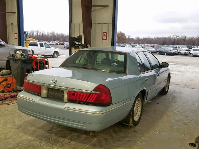 2MEFM75W5XX635035 - 1999 MERCURY GRAND MARQ BLUE photo 4