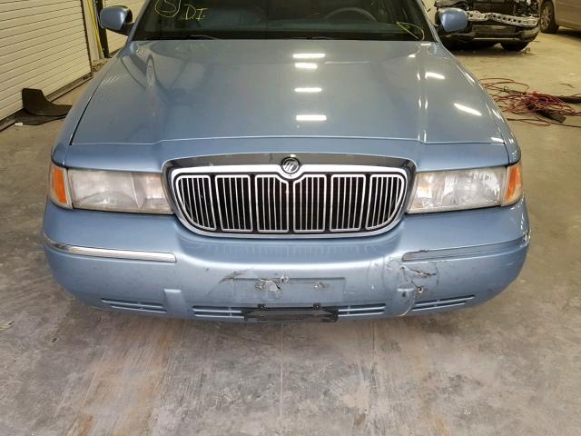 2MEFM75W5XX635035 - 1999 MERCURY GRAND MARQ BLUE photo 9