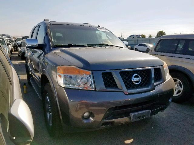 5N1AA08C48N603530 - 2008 NISSAN ARMADA SE BLUE photo 1