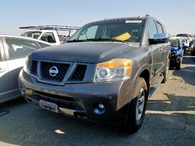 5N1AA08C48N603530 - 2008 NISSAN ARMADA SE BLUE photo 2