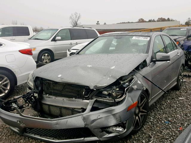 WDDGF4HB7DR269288 - 2013 MERCEDES-BENZ C 250 SILVER photo 2