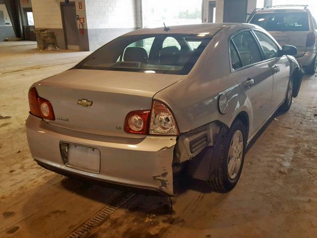 1G1ZG57B58F282967 - 2008 CHEVROLET MALIBU LS 银色 照片 4