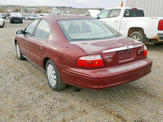 1MEFM50U44G605360 - 2004 MERCURY SABLE GS MAROON photo 3