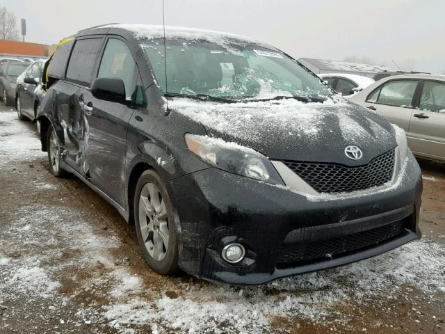 5TDXK3DC8ES484874 - 2014 TOYOTA SIENNA SPO BLACK photo 1