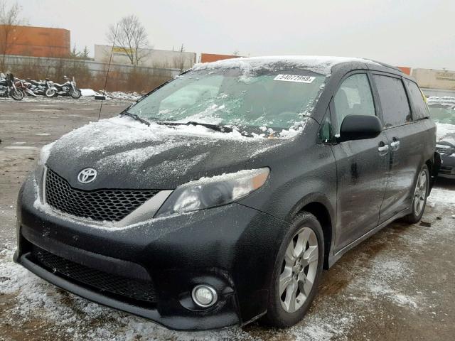 5TDXK3DC8ES484874 - 2014 TOYOTA SIENNA SPO BLACK photo 2