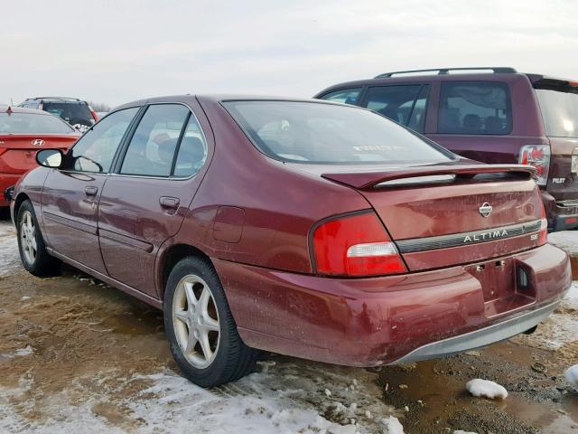 1N4DL01D7YC189210 - 2000 NISSAN ALTIMA XE BURGUNDY photo 3