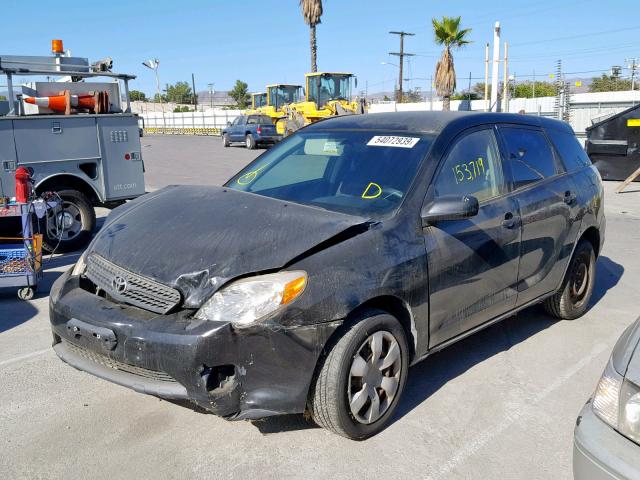 2T1KR32E87C684515 - 2007 TOYOTA MATRIX BLACK photo 2