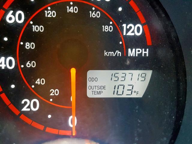 2T1KR32E87C684515 - 2007 TOYOTA MATRIX BLACK photo 8