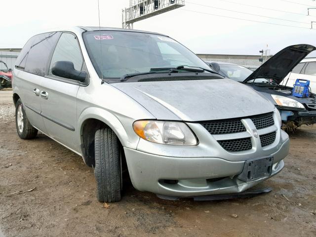 1D4GP45R54B508504 - 2004 DODGE CARAVAN SX SILVER photo 1