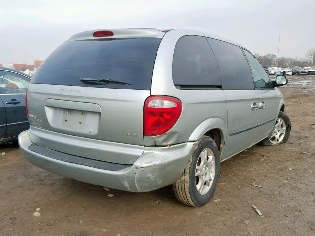 1D4GP45R54B508504 - 2004 DODGE CARAVAN SX SILVER photo 4