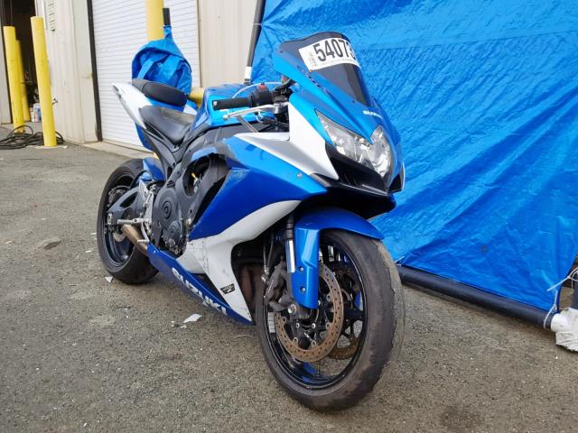 JS1GR7LA192100797 - 2009 SUZUKI GSX-R750 BLUE photo 1