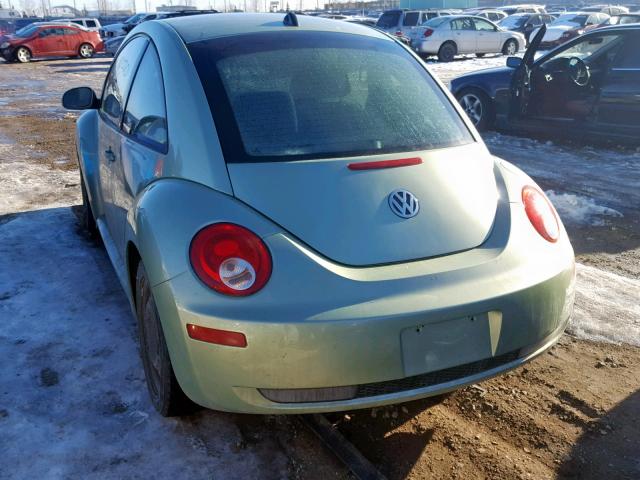 3VWRW21CX7M515618 - 2007 VOLKSWAGEN NEW BEETLE GREEN photo 3