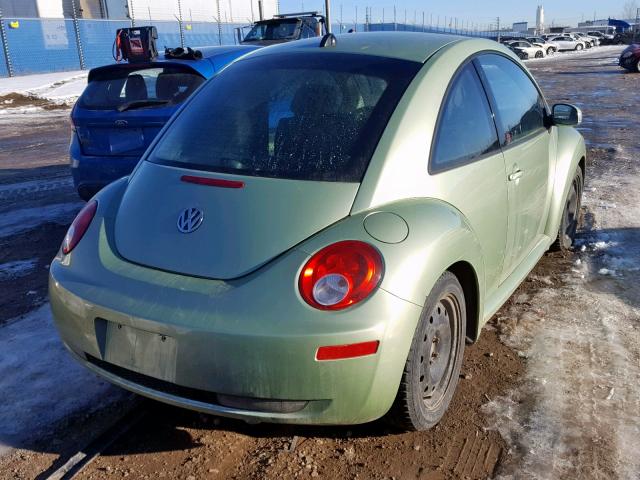 3VWRW21CX7M515618 - 2007 VOLKSWAGEN NEW BEETLE GREEN photo 4