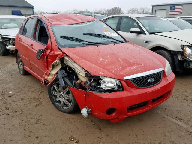 KNAFE161355124496 - 2005 KIA SPECTRA5 RED photo 1