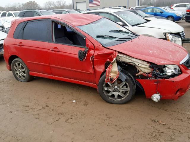 KNAFE161355124496 - 2005 KIA SPECTRA5 RED photo 9