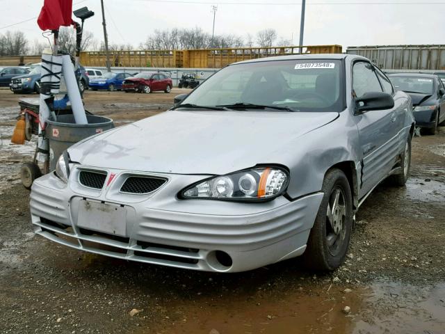 1G2NE12TXXM748993 - 1999 PONTIAC GRAND AM S SILVER photo 2