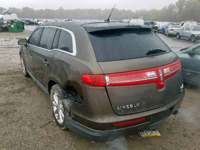 2LMHJ5AT3BBJ50109 - 2011 LINCOLN MKT BROWN photo 3