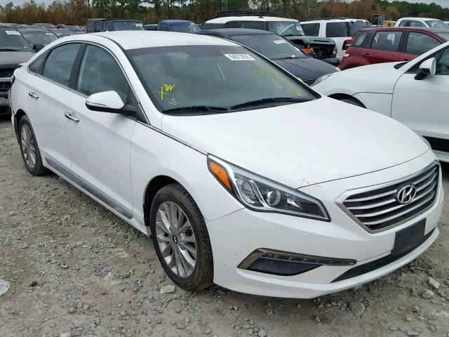 5NPE34AF8FH016871 - 2015 HYUNDAI SONATA SPO WHITE photo 1