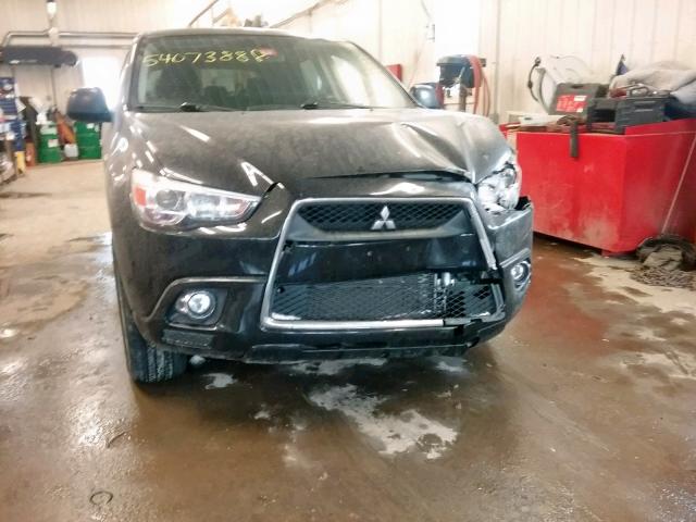 JA4AR4AU8BZ018788 - 2011 MITSUBISHI OUTLANDER BLACK photo 9