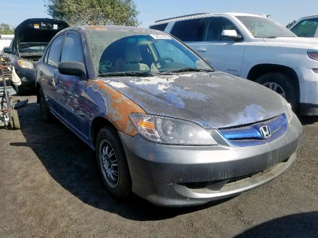 2HGES16304H618994 - 2004 HONDA CIVIC DX V BLUE photo 1