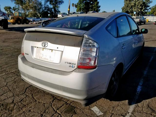 JTDKB20U787720142 - 2008 TOYOTA PRIUS SILVER photo 4