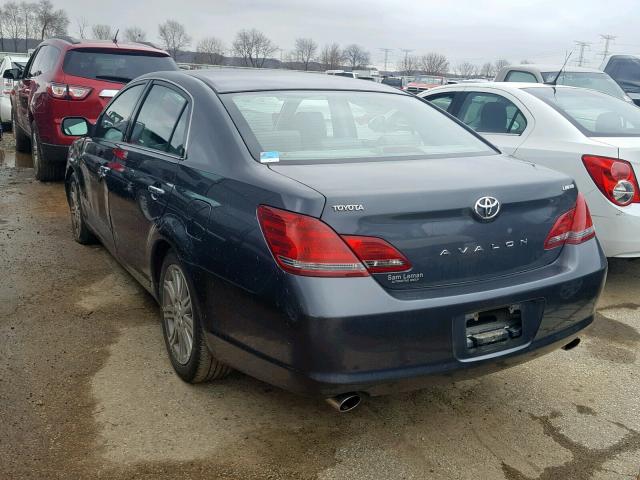 4T1BK36B68U260397 - 2008 TOYOTA AVALON BLACK photo 3