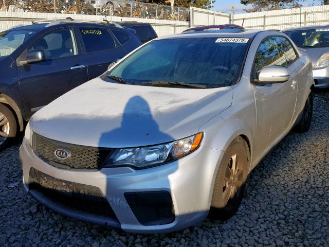 KNAFU6A26C5469406 - 2012 KIA FORTE EX SILVER photo 2