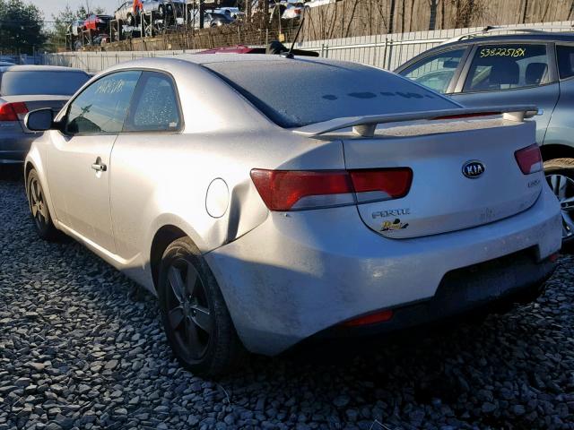 KNAFU6A26C5469406 - 2012 KIA FORTE EX SILVER photo 3