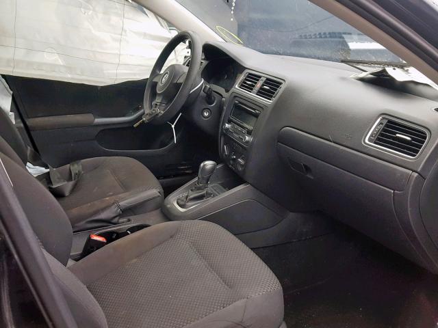 3VW2K7AJ1CM340050 - 2012 VOLKSWAGEN JETTA BASE Սև լուսանկար 5