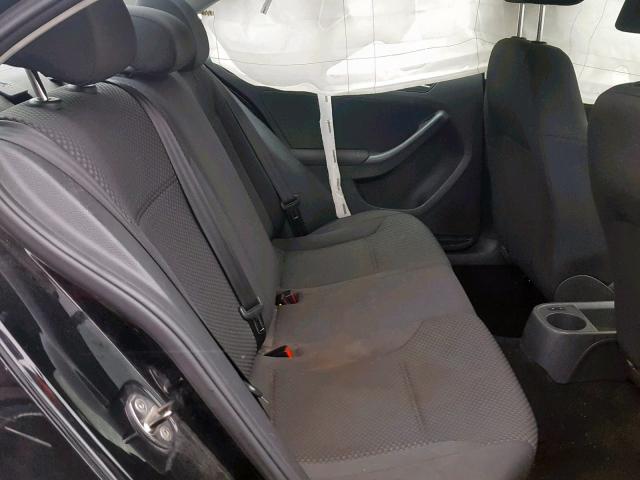 3VW2K7AJ1CM340050 - 2012 VOLKSWAGEN JETTA BASE Սև լուսանկար 6