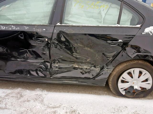 3VW2K7AJ1CM340050 - 2012 VOLKSWAGEN JETTA BASE Սև լուսանկար 9