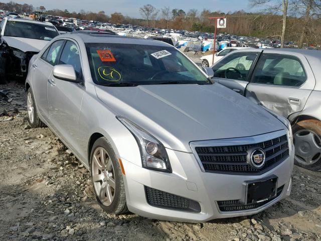 1G6AA5RA6E0107848 - 2014 CADILLAC ATS SILVER photo 1