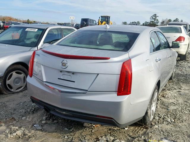 1G6AA5RA6E0107848 - 2014 CADILLAC ATS SILVER photo 4