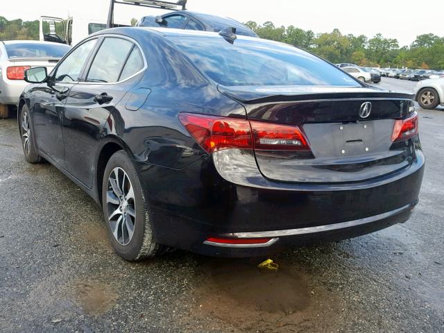 19UUB1F38FA021475 - 2015 ACURA TLX BLACK photo 3