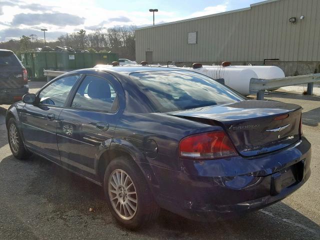 1C3EL56R65N682770 - 2005 CHRYSLER SEBRING TO BLUE photo 3