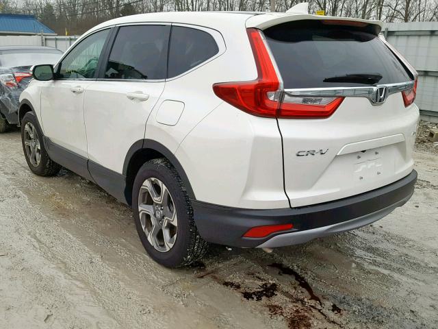 5J6RW2H89JL013321 - 2018 HONDA CR-V EXL WHITE photo 3