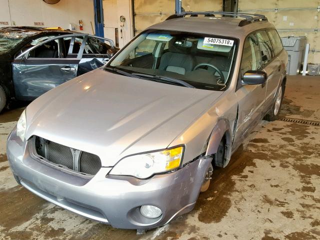 4S4BP61C477315364 - 2007 SUBARU LEGACY OUT SILVER photo 2