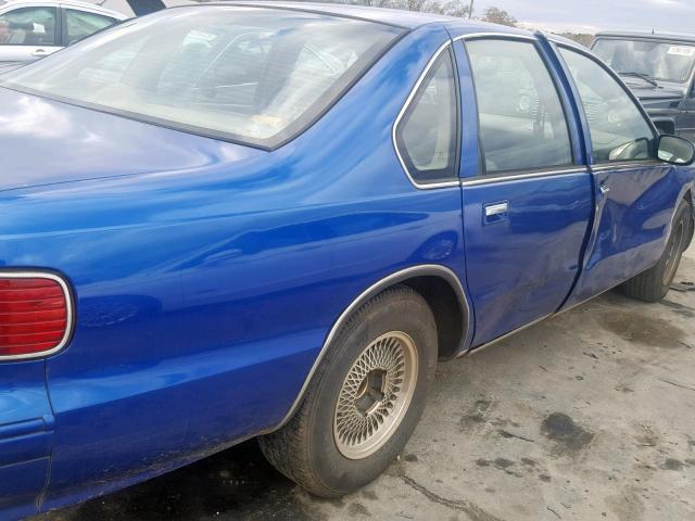 1G1BL52P0TR154921 - 1996 CHEVROLET CAPRICE / BLUE photo 10