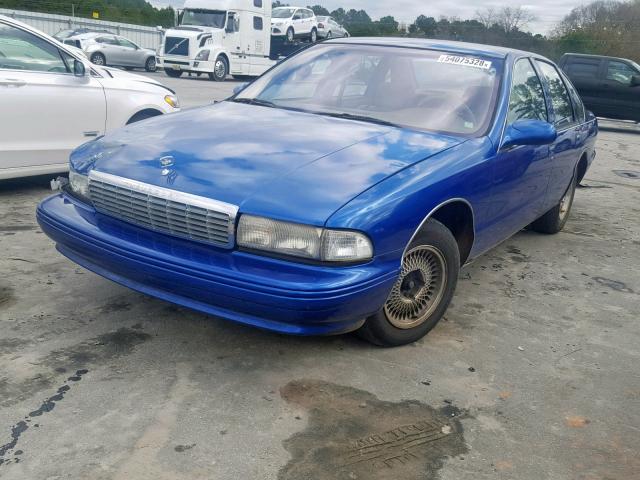 1G1BL52P0TR154921 - 1996 CHEVROLET CAPRICE / BLUE photo 2