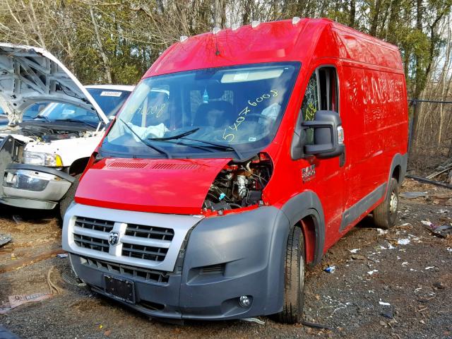 3C6TRVCG2EE118310 - 2014 RAM PROMASTER 红色 照片 2