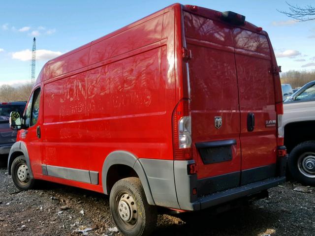 3C6TRVCG2EE118310 - 2014 RAM PROMASTER 红色 照片 3