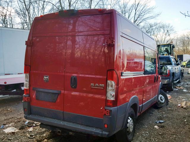 3C6TRVCG2EE118310 - 2014 RAM PROMASTER 红色 照片 4