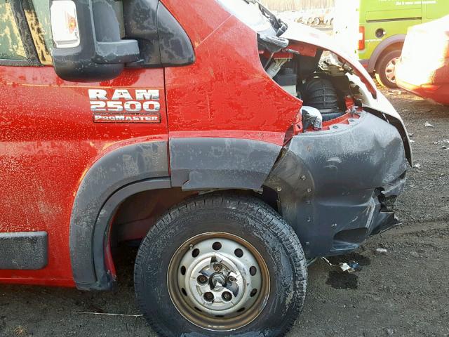 3C6TRVCG2EE118310 - 2014 RAM PROMASTER 红色 照片 9